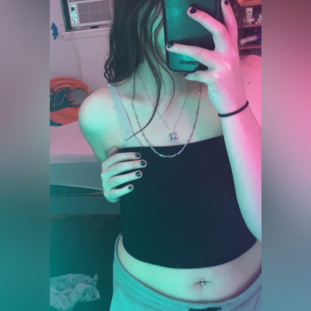 black tube top
